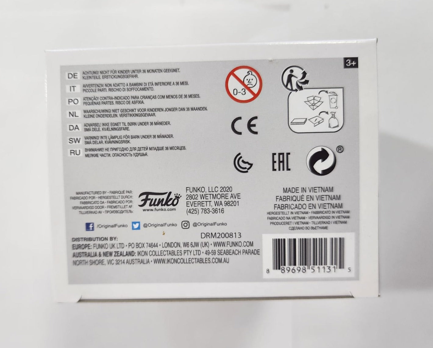 My Hero Academia - Mr. Compress #820 2020 Fall Convention Exclusive Signed Pop! Vinyl