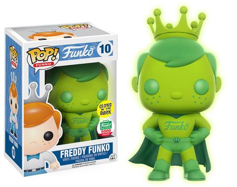 Freddy Funko (Superhero Green Gamma Glow) - Freddy Funko Shop Exclusive POP! Vinyl #10 - Ozzie Collectables