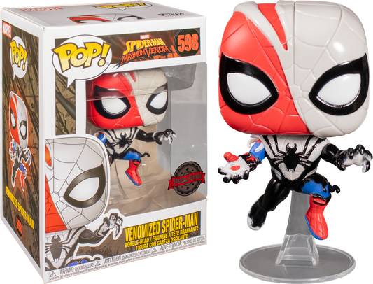 Venom - Venomized Spider-Man US Exclusive Pop! Vinyl - Ozzie Collectables