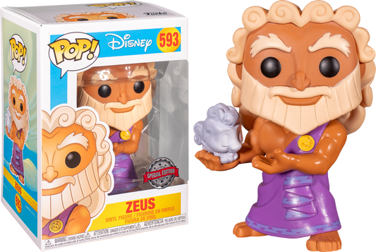 Hercules - Zeus holding Cloud Pegasus US Exclusive Pop! Vinyl - Ozzie Collectables