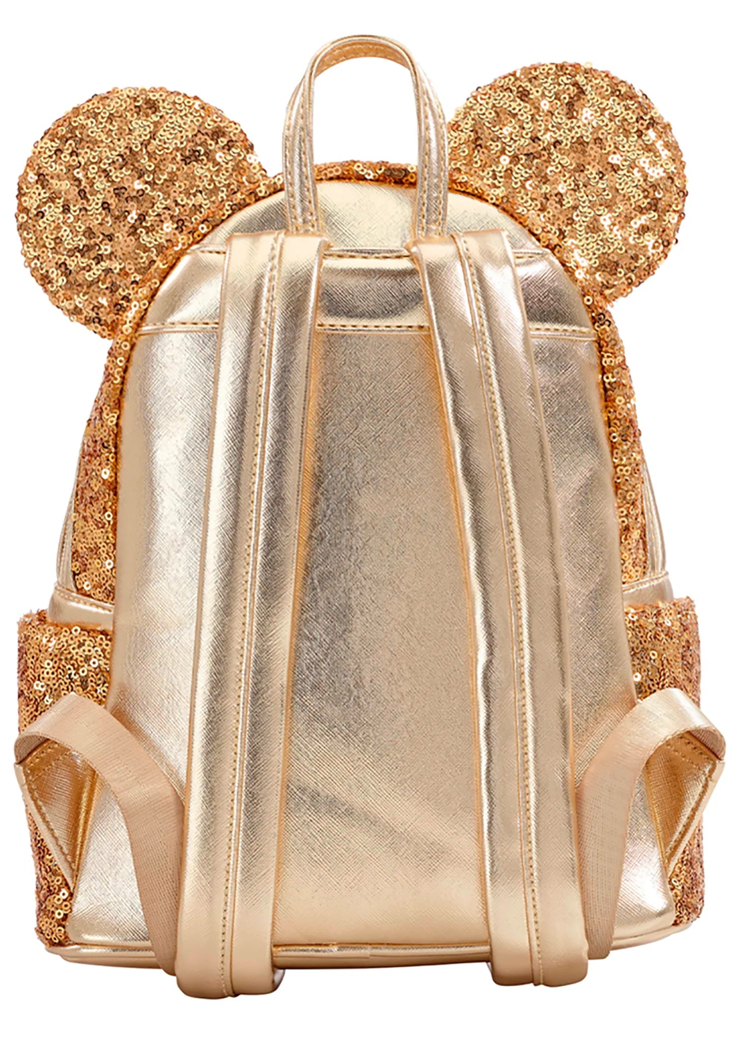 Loungefly Disney Minnie Mouse Gold Sequin Mini Backpack