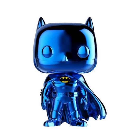 Batman (Blue Chrome) - Super Heroes 2017 San Diego Comic Con Exclusive Vinyl #144 - Ozzie Collectables
