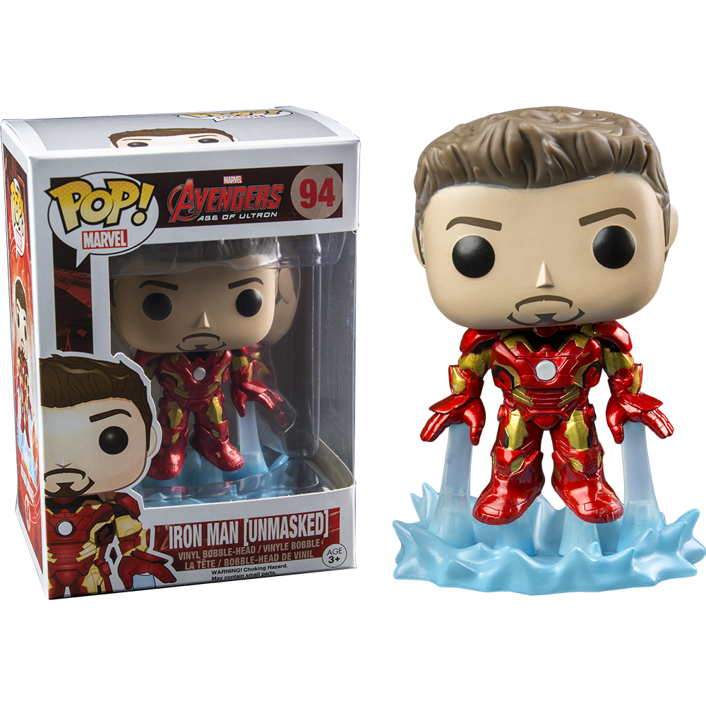 Iron Man (Unmasked) - Avengers Age Of Ultron POP! Vinyl - Ozzie Collectables