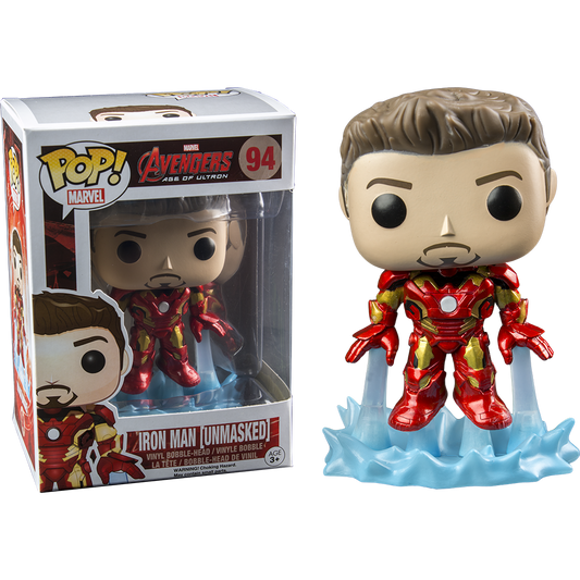 Iron Man (Unmasked) - Avengers Age Of Ultron POP! Vinyl - Ozzie Collectables