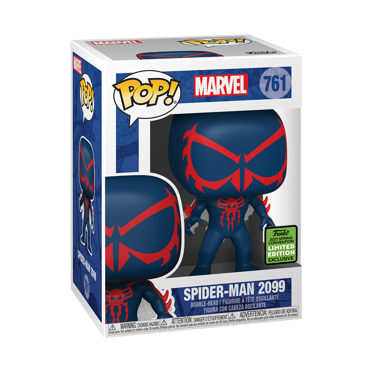 Marvel - Spider-Man 2099 2021 ECCC Spring Convention Exclusive Pop! Vinyl #761