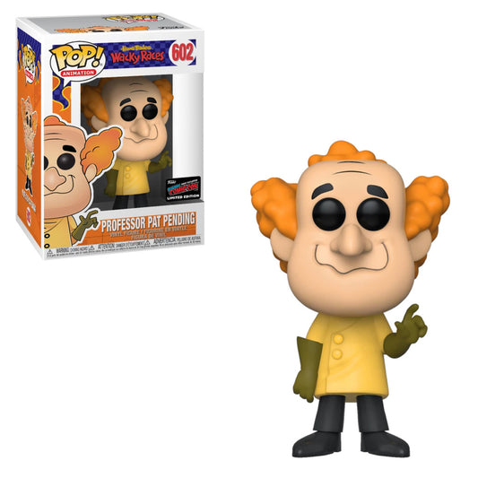 Professor Pat Pending - Wacky Races Animation 2019 NYCC Funko Stickered Exclusive Pop! Vinyl #602 - Ozzie Collectables