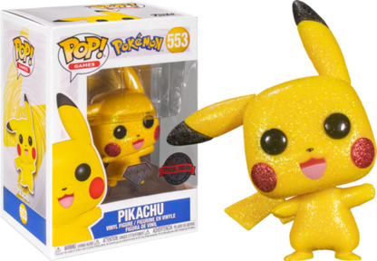 Pokemon - Pikachu Waving Diamond Glitter US Exclusive Pop! Vinyl