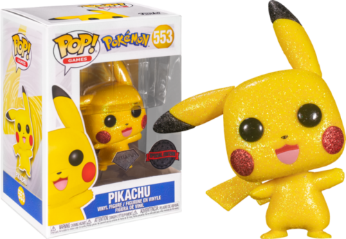 Pokemon - Pikachu Waving Diamond Glitter US Exclusive Pop! Vinyl