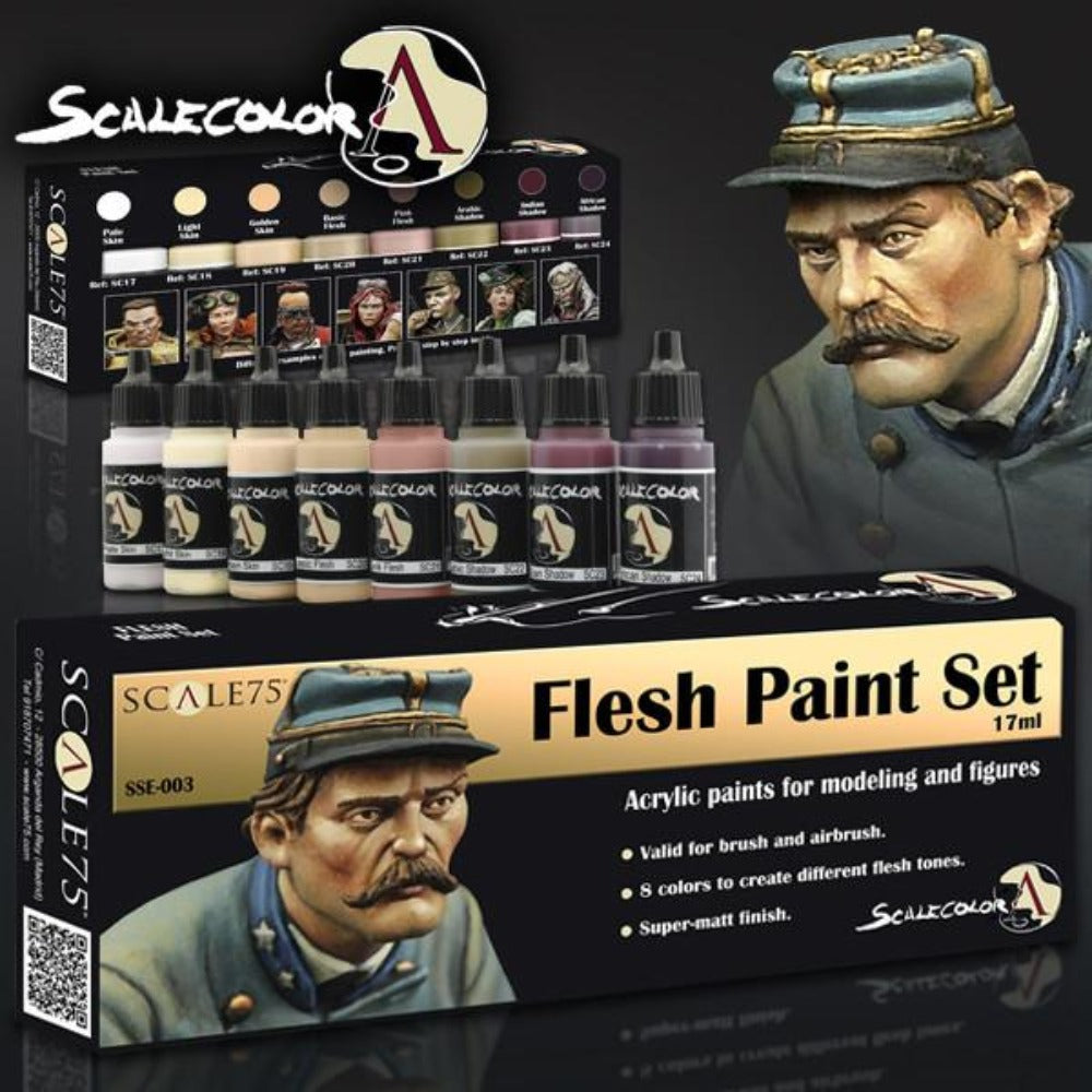 Scale 75 Scale Colour Flesh Paint Set