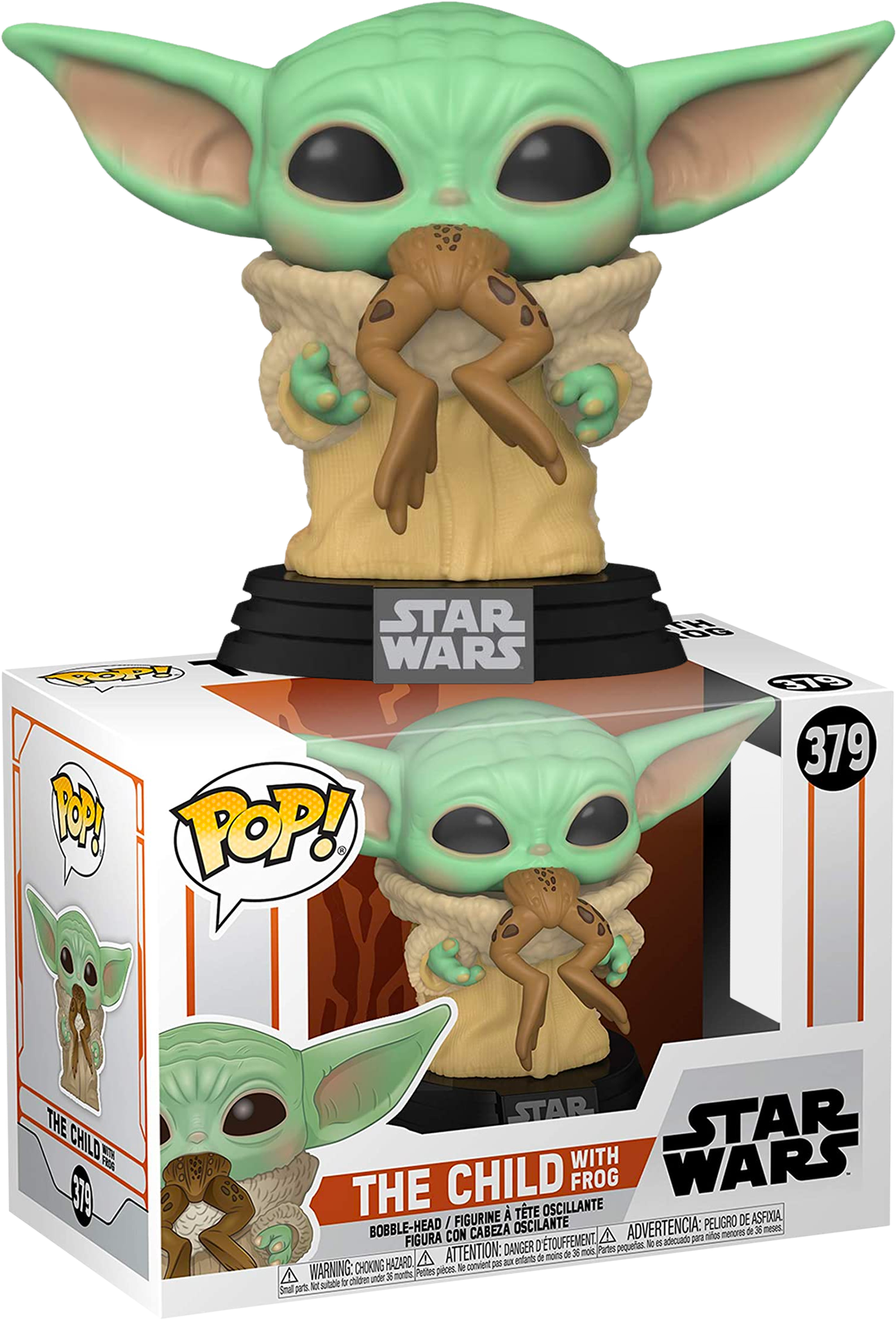 Star Wars: The Mandalorian - The Child with Frog Pop! Vinyl - Ozzie Collectables