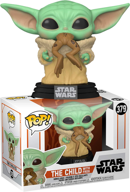 Star Wars: The Mandalorian - The Child with Frog Pop! Vinyl - Ozzie Collectables