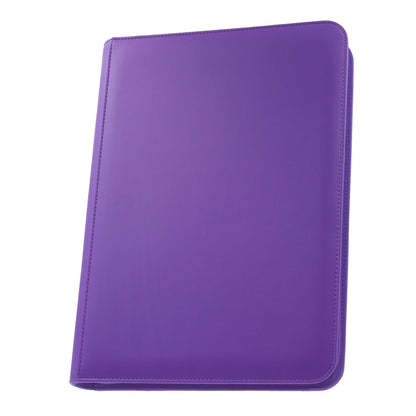 STEALTH 9 Pocket Zip Trading Card Binder - PURPLE