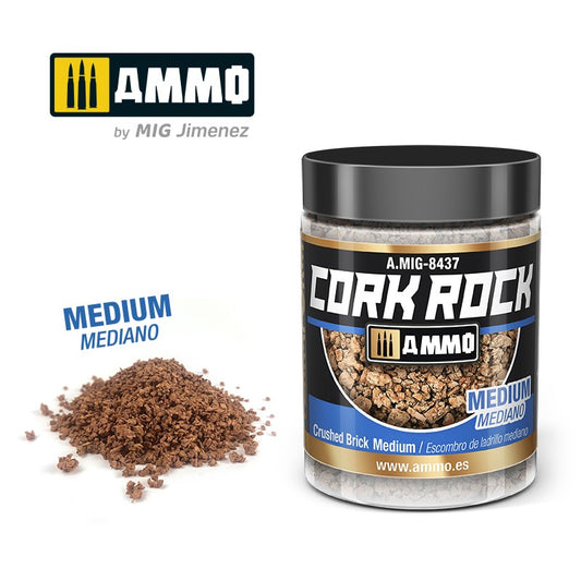 Ammo by MIG - Dioramas - Terraform Cork Rock - Crushed Brick Medium 100ml