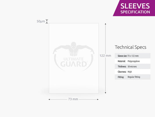 Ultimate Guard Premium Soft Sleeves for Tarot Cards (50) - Ozzie Collectables