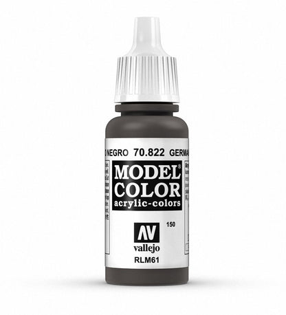Vallejo Model Colour German Cam Black Brown 17 ml - Ozzie Collectables