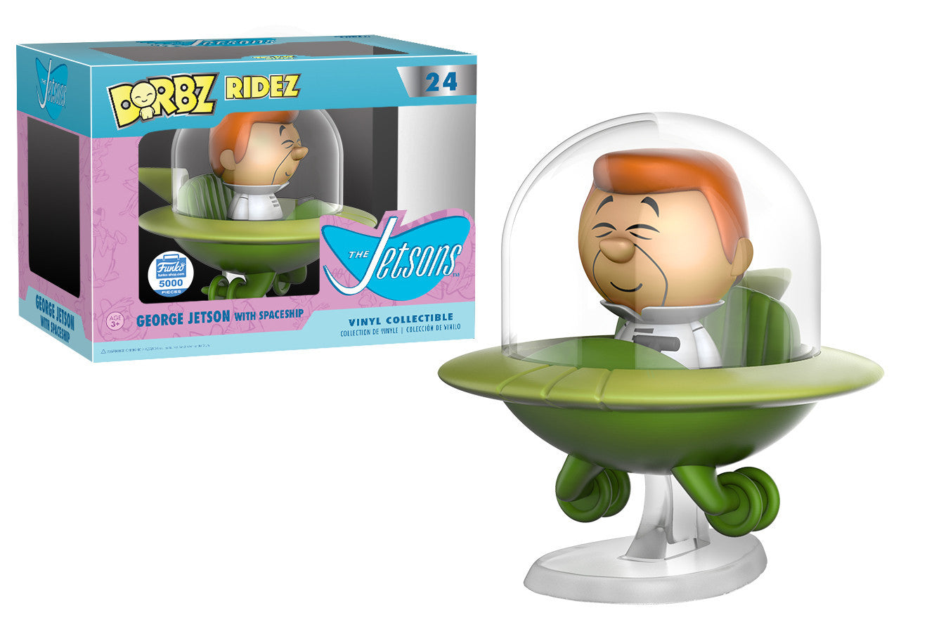 Dorbz Ridez: George Jetson With Spaceship Funko Shop Exclusive - Ozzie Collectables